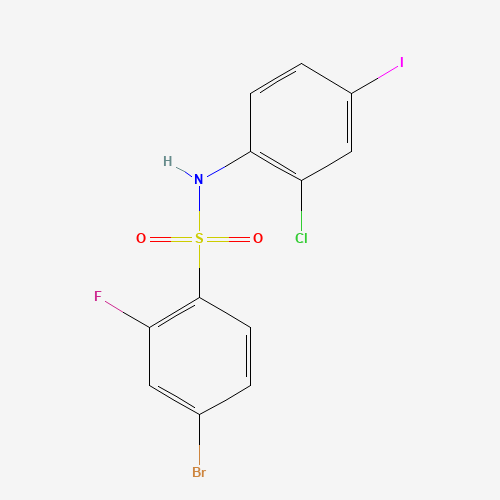4-Bromo-N-(2-chloro-4-iodophenyl)-2-fluorobenzenesulfonamide