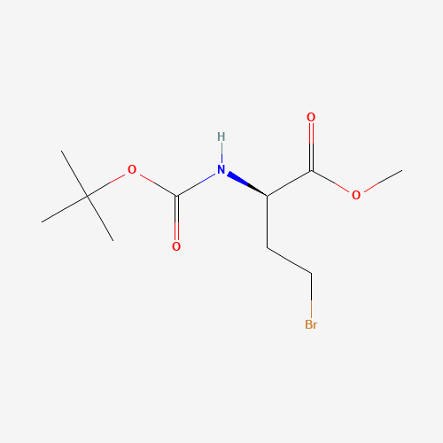 Methyl (R)-4-bromo-2-((tert-butoxycarbonyl)amino)butanoate