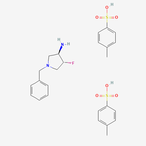 (3R,4R)-1-Benzyl-4-fluoropyrrolidin-3-amine bis(4-methylbenzenesulfonate)