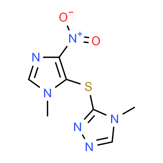 4-Methyl-3-((1-methyl-4-nitro-1H-imidazol-5-yl)thio)-4H-1,2,4-triazole