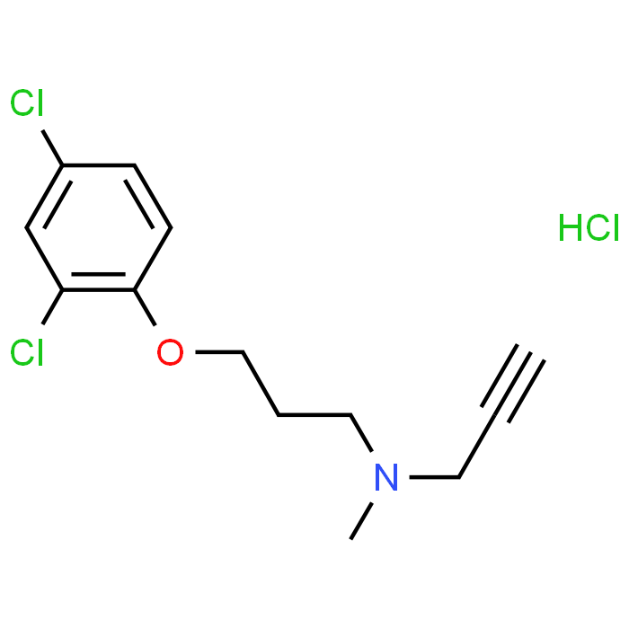 N-(3-(2,4-Dichlorophenoxy)propyl)-N-methylprop-2-yn-1-amine hydrochloride