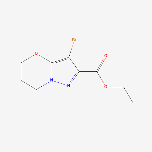 Ethyl 3-bromo-6,7-dihydro-5H-pyrazolo[5,1-b][1,3]oxazine-2-carboxylate