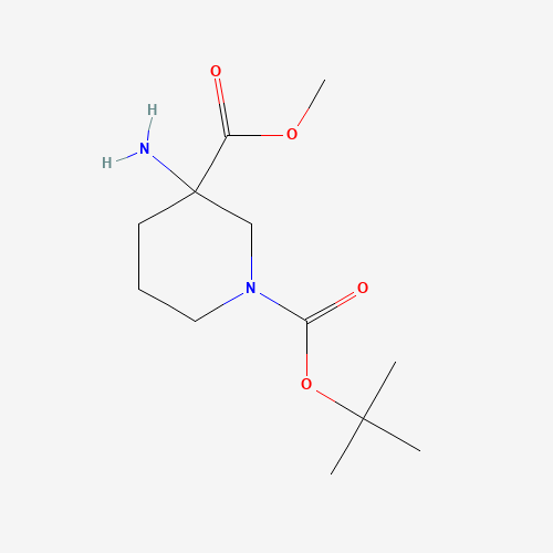 1-(tert-Butyl) 3-methyl 3-aminopiperidine-1,3-dicarboxylate