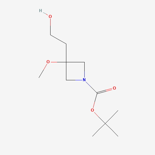 tert-butyl 3-(2-hydroxyethyl)-3-methoxyazetidine-1-carboxylate