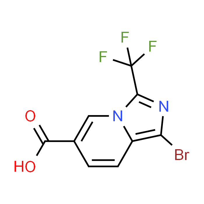 1-Bromo-3-(trifluoromethyl)imidazo[1,5-a]pyridine-6-carboxylic acid