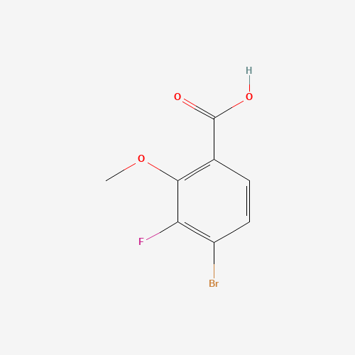 4-Bromo-3-fluoro-2-methoxybenzoic acid