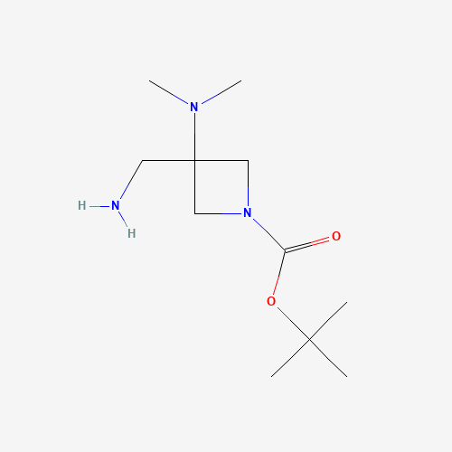 tert-Butyl 3-(aminomethyl)-3-(dimethylamino)azetidine-1-carboxylate