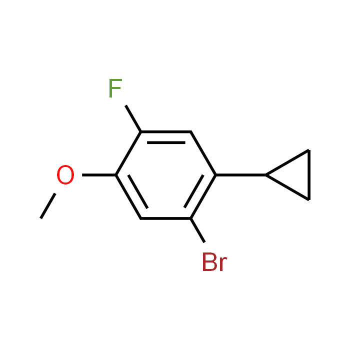 1-Bromo-2-cyclopropyl-4-fluoro-5-methoxybenzene