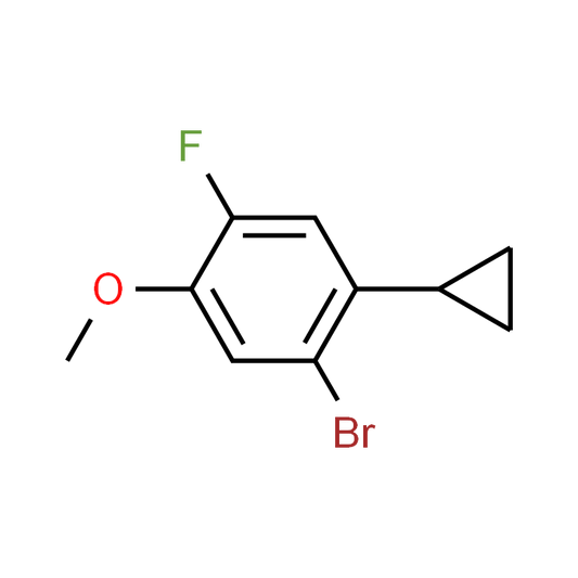 1-Bromo-2-cyclopropyl-4-fluoro-5-methoxybenzene