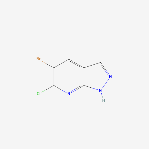 5-Bromo-6-chloro-1H-pyrazolo[3,4-b]pyridine