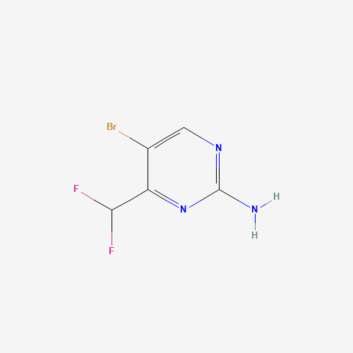 5-Bromo-4-(difluoromethyl)pyrimidin-2-amine