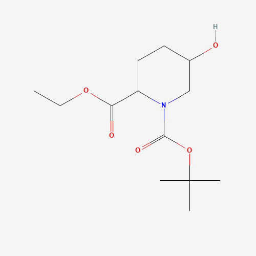 1-tert-Butyl 2-ethyl 5-hydroxypiperidine-1,2-dicarboxylate