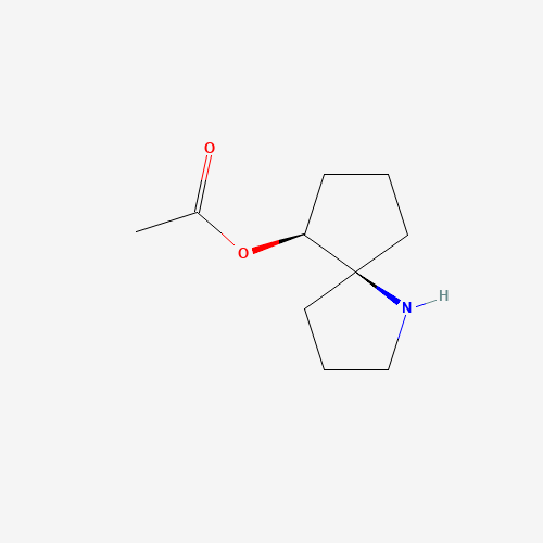 (5S,6S)-1-Azaspiro[4.4]nonan-6-yl acetate