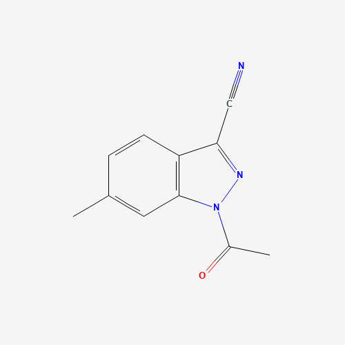 1-Acetyl-6-methyl-1H-indazole-3-carbonitrile