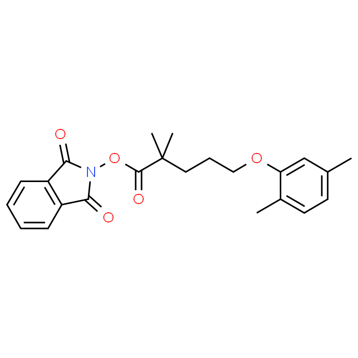 1,3-Dioxoisoindolin-2-yl 5-(2,5-dimethylphenoxy)-2,2-dimethylpentanoate