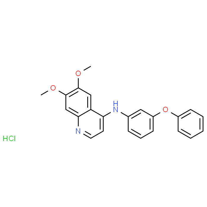 6,7-Dimethoxy-N-(3-phenoxyphenyl)quinolin-4-amine hydrochloride