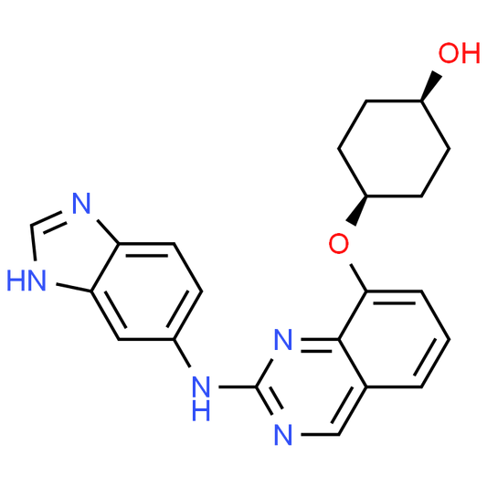 cis-4-((2-((1H-Benzo[d]imidazol-6-yl)amino)quinazolin-8-yl)oxy)cyclohexanol