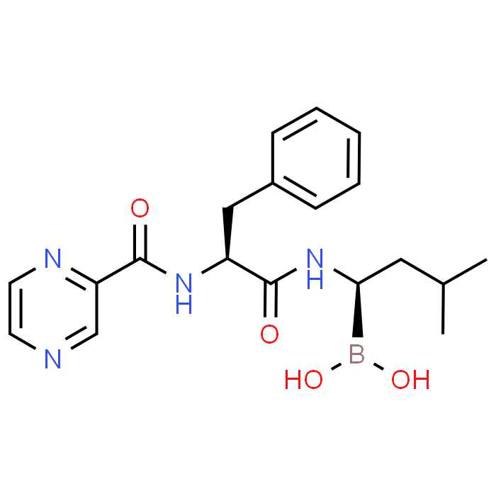 ((R)-3-Methyl-1-((S)-3-phenyl-2-(pyrazine-2-carboxamido)propanamido)butyl)boronic acid