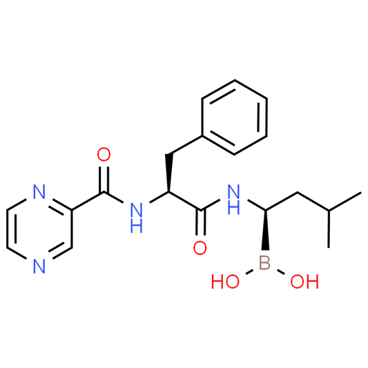 ((R)-3-Methyl-1-((S)-3-phenyl-2-(pyrazine-2-carboxamido)propanamido)butyl)boronic acid