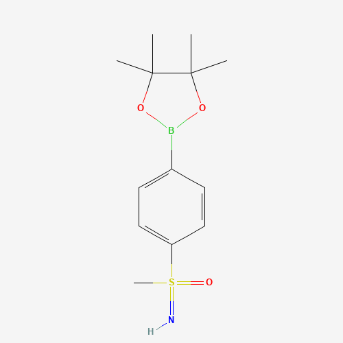 Imino(methyl)(4-(4,4,5,5-tetramethyl-1,3,2-dioxaborolan-2-yl)phenyl)-λ6-sulfanone