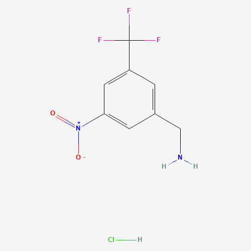 [3-Nitro-5-(trifluoromethyl)phenyl]methanamine hydrochloride