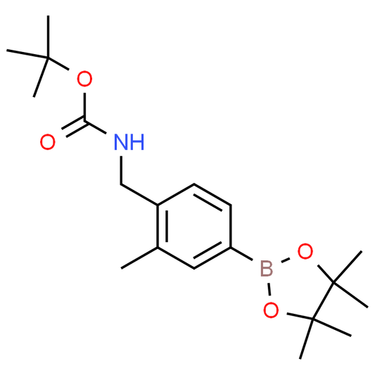 tert-Butyl (2-methyl-4-(4,4,5,5-tetramethyl-1,3,2-dioxaborolan-2-yl)benzyl)carbamate