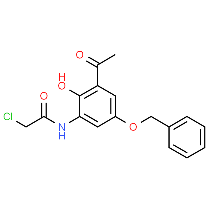 N-(3-Acetyl-5-(benzyloxy)-2-hydroxyphenyl)-2-chloroacetamide