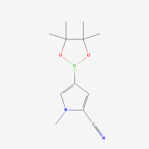 1-Methyl-4-(4,4,5,5-tetramethyl-1,3,2-dioxaborolan-2-yl)-1H-pyrrole-2-carbonitrile