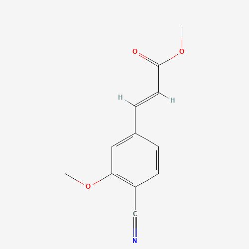 Methyl (E)-3-(4-cyano-3-methoxyphenyl)acrylate
