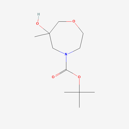 tert-Butyl 6-hydroxy-6-methyl-1,4-oxazepane-4-carboxylate