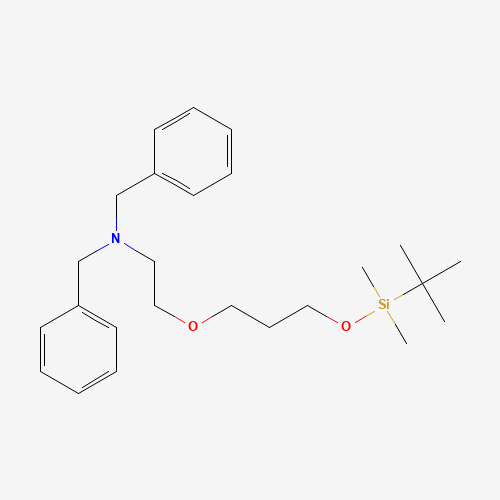 N,N-Dibenzyl-2-(3-((tert-butyldimethylsilyl)oxy)propoxy)ethan-1-amine