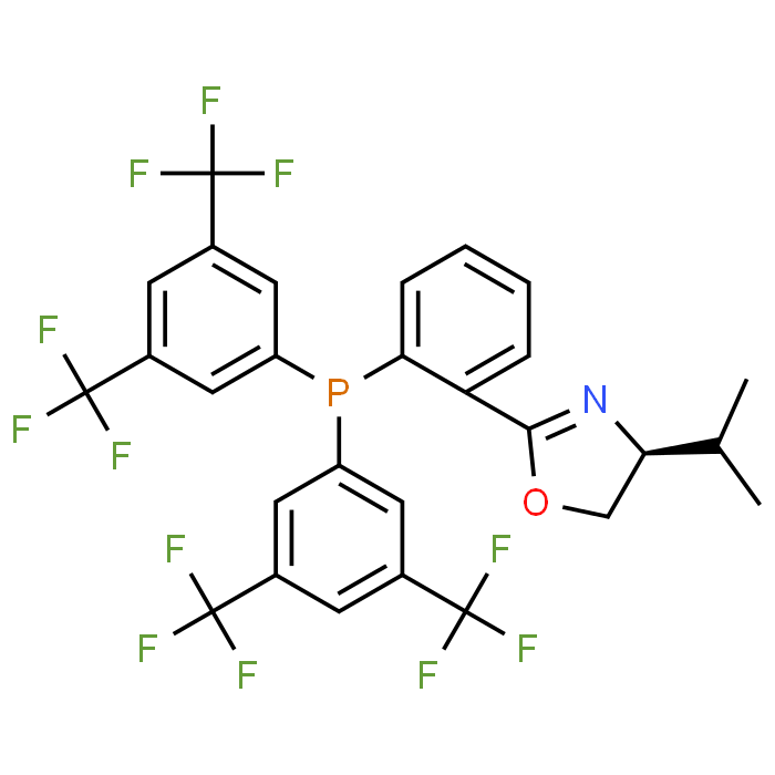 (S)-2-(2-(Bis(3,5-bis(trifluoromethyl)phenyl)phosphanyl)phenyl)-4-isopropyl-4,5-dihydrooxazole