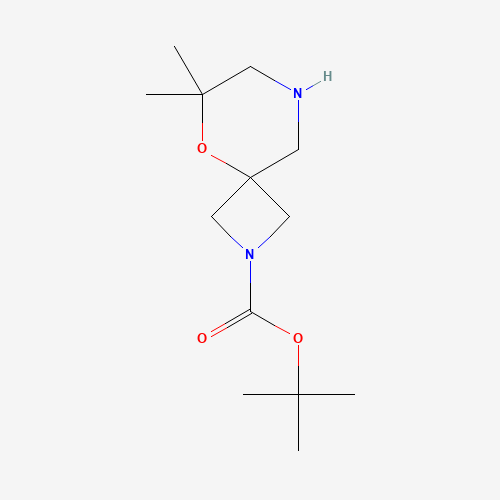 tert-Butyl 6,6-dimethyl-5-oxa-2,8-diazaspiro[3.5]nonane-2-carboxylate