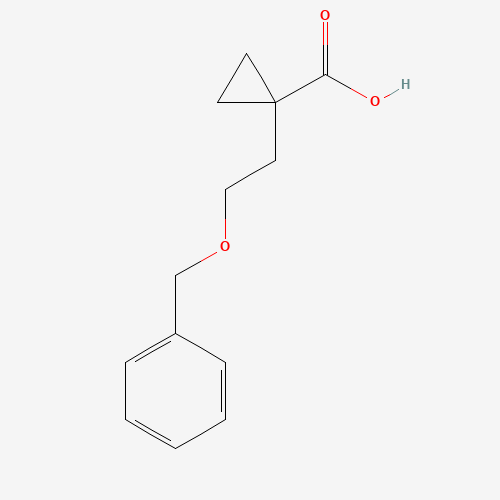 1-[2-(Benzyloxy)ethyl]cyclopropane-1-carboxylic acid