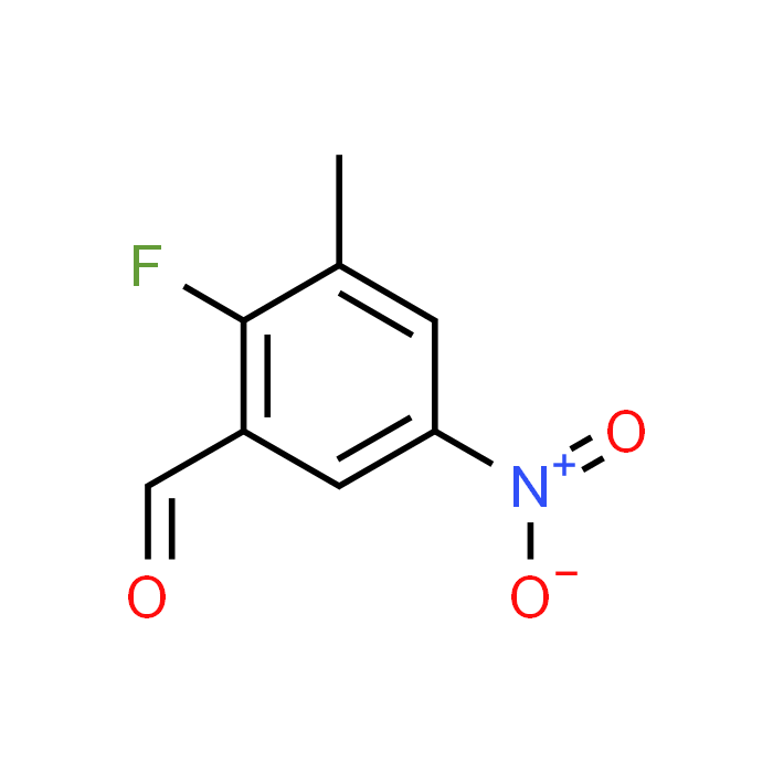 2-fluoro-3-methyl-5-nitrobenzaldehyde