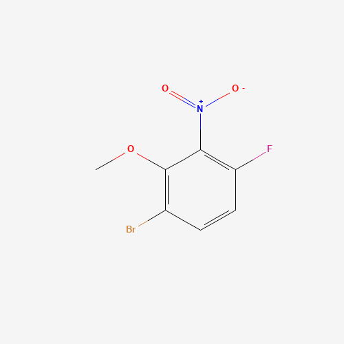 1-Bromo-4-fluoro-2-methoxy-3-nitrobenzene
