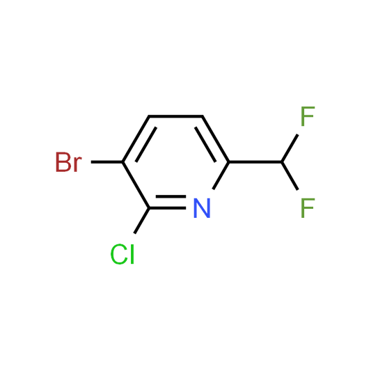 3-Bromo-2-chloro-6-(difluoromethyl)pyridine