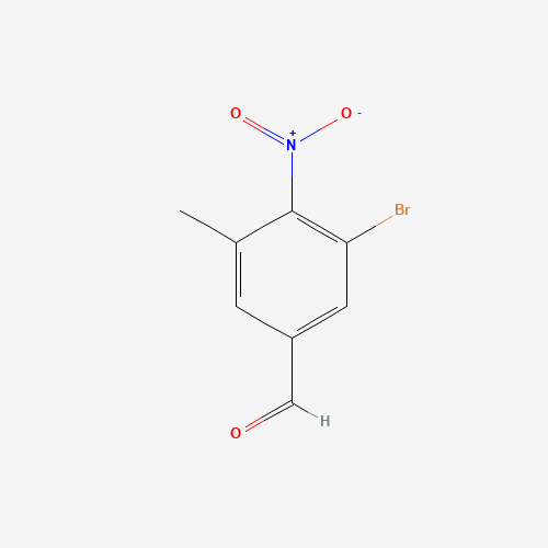 3-Bromo-5-methyl-4-nitrobenzaldehyde