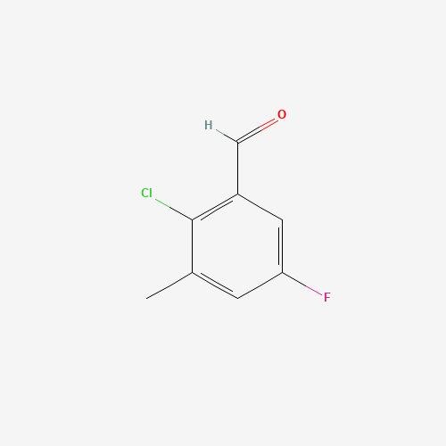 2-Chloro-5-fluoro-3-methylbenzaldehyde