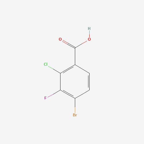 4-Bromo-2-chloro-3-fluorobenzoic acid