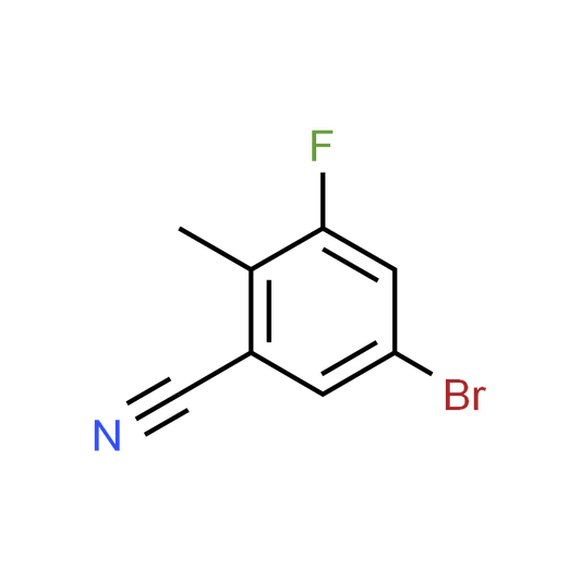 5-Bromo-3-fluoro-2-methylbenzonitrile