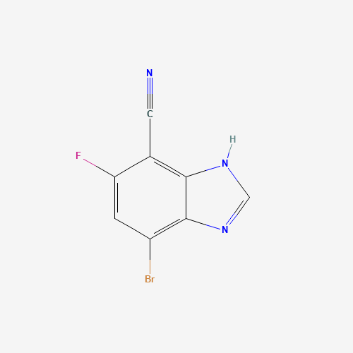 7-Bromo-5-fluoro-1H-benzo[d]imidazole-4-carbonitrile