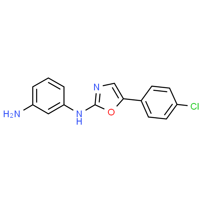 N1-(5-(4-Chlorophenyl)oxazol-2-yl)benzene-1,3-diamine