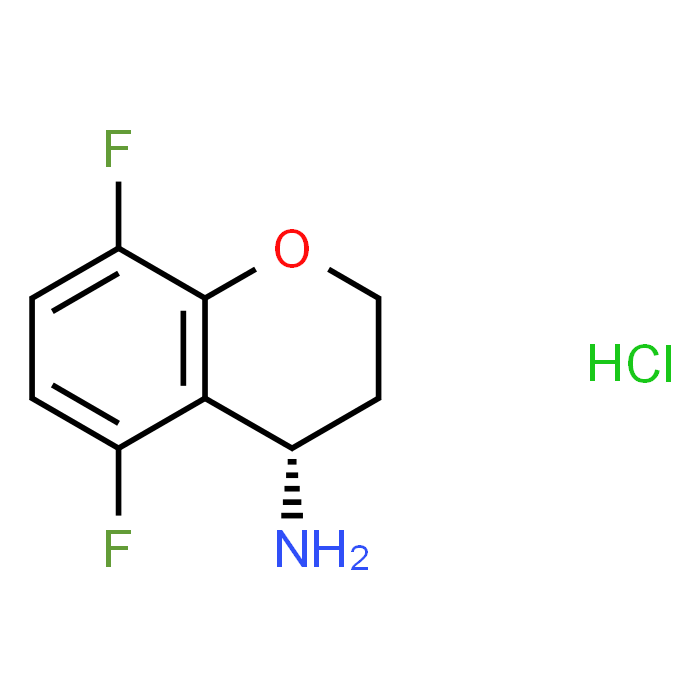 (4S)-5,8-Difluoro-3,4-dihydro-2H-1-benzopyran-4-amine hydrochloride