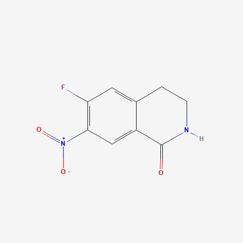 6-Fluoro-7-nitro-3,4-dihydroisoquinolin-1(2H)-one