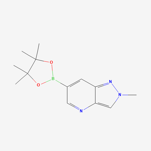 2-methyl-6-(tetramethyl-1,3,2-dioxaborolan-2-yl)-2H-pyrazolo[4,3-b]pyridine