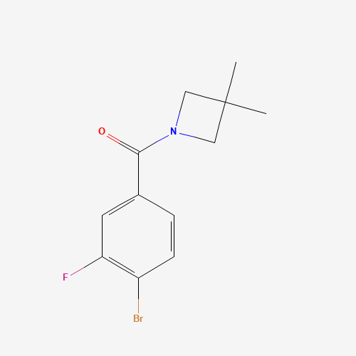 (4-Bromo-3-fluorophenyl)(3,3-dimethylazetidin-1-yl)methanone