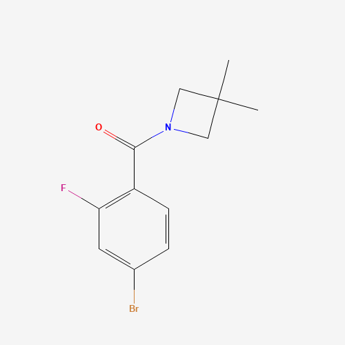 (4-Bromo-2-fluorophenyl)(3,3-dimethylazetidin-1-yl)methanone