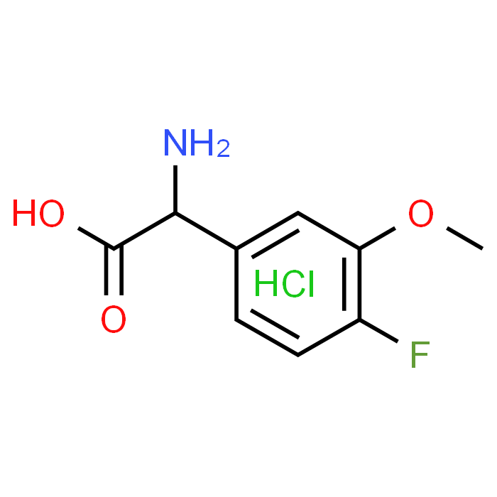 (S)-2-Amino-2-(4-fluoro-3-methoxyphenyl)acetic acid hydrochloride