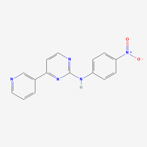 N-(4-Nitrophenyl)-4-(3-pyridyl)-2-pyrimidineamine